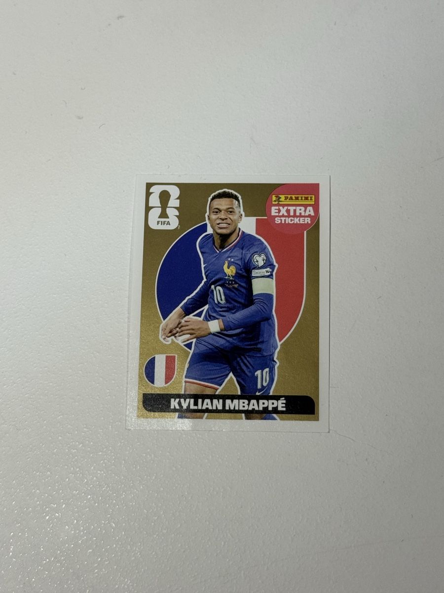 Panini Carte collezionabili: Panini Extra Sticker Gold - Kylian Mbappe – Nuovo (secondo la descrizione) da Homburg venduto da swiss_vintage