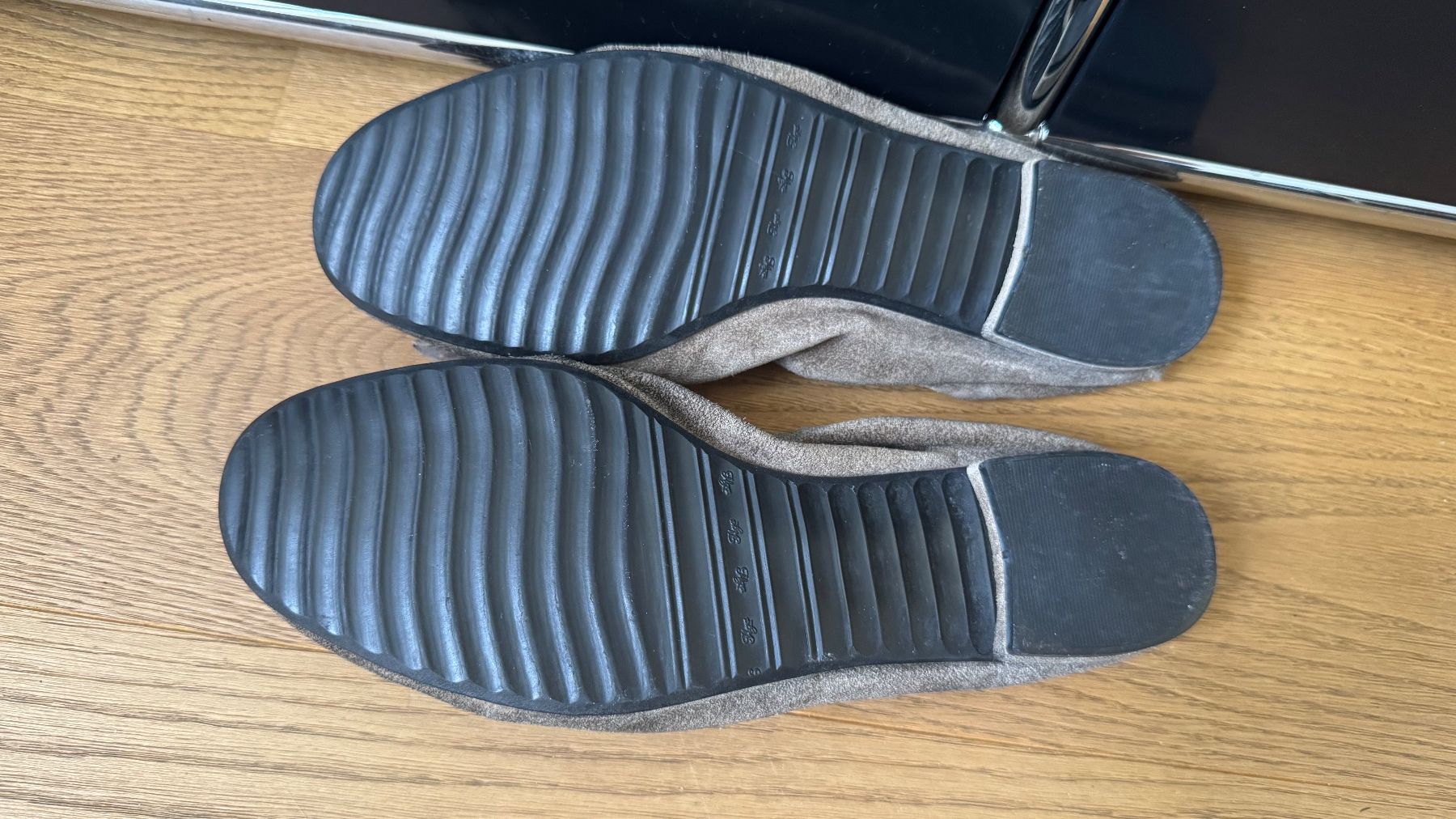 Kennel + Schmenger Damenschuhe: Kennel+Schmenger Leder Ballerina in Taupe Gr38 – Gebraucht aus Riehen von To120 6