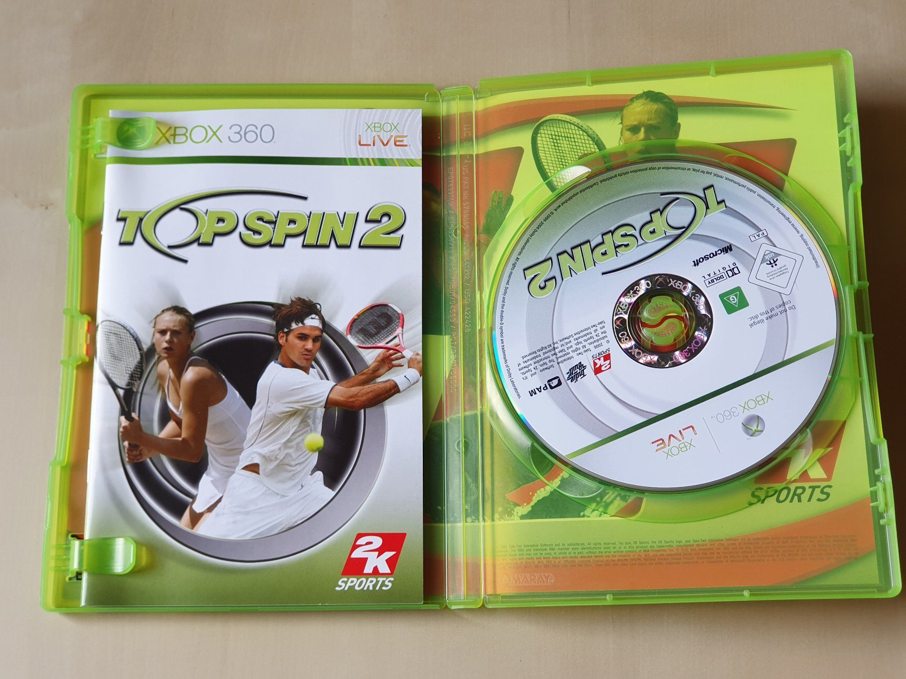 Microsoft Spiele: Top Spin 2 FRA – Gebraucht aus Stansstad von collectorsshop 2