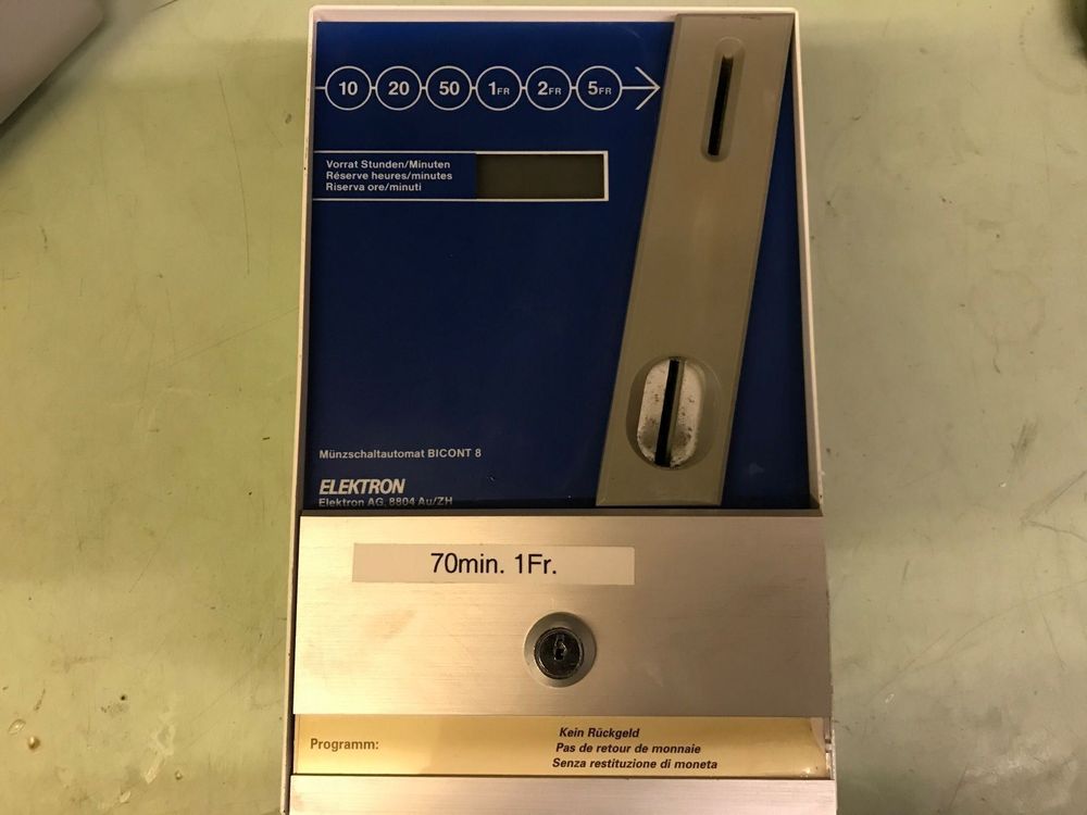 Elektron münschaltautomat Bicont 8 (Gebraucht) in Neuenhof für CHF 260 ...