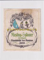 Etikette für Wein - Riesling-Sylvaner aus Uetikon /bd