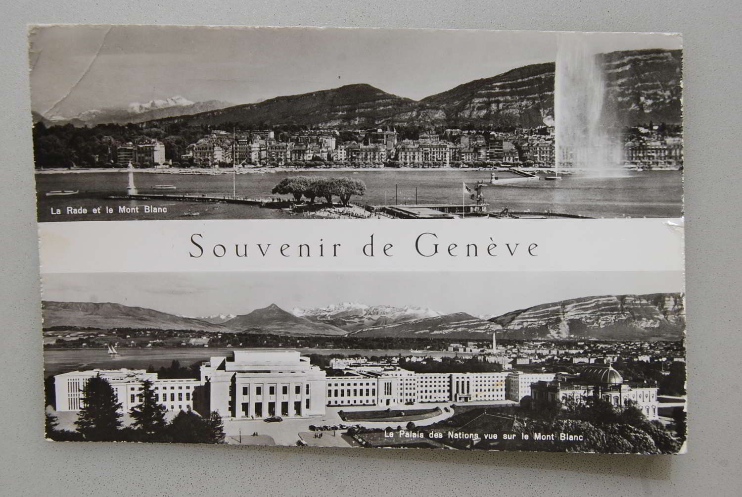 Ansichtskarten: AK Souvenir de Genève – Gebraucht aus Rüfenacht BE von Toro06