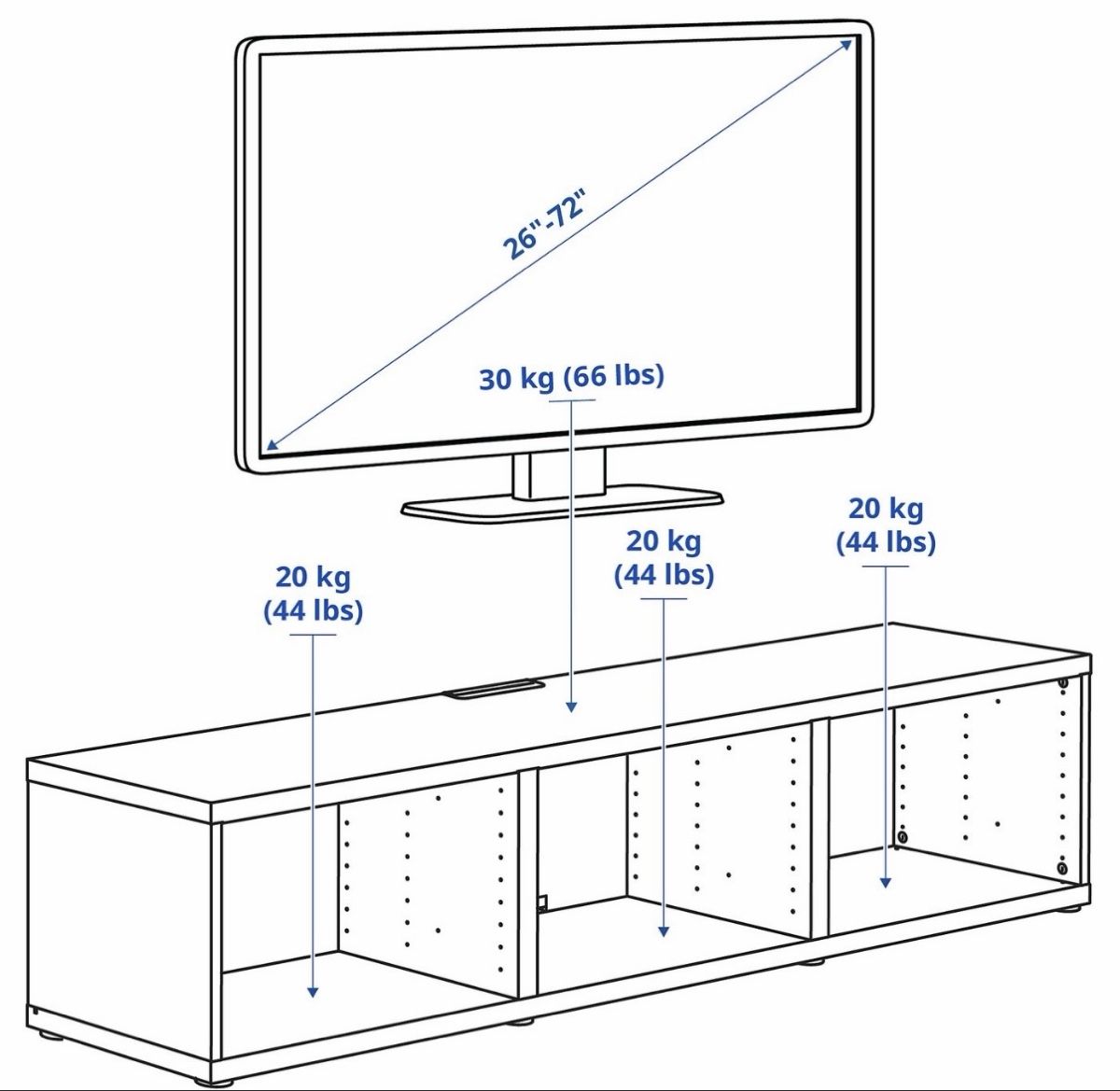 Ikea Mobili TV: TV Board 180x40x38cm – Nuovo (secondo la descrizione) da Rüthi (Rheintal) venduto da la.07 5