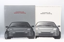 Porsche 928 S4 / 928 GT 1990 Prospekt + Datenblatt