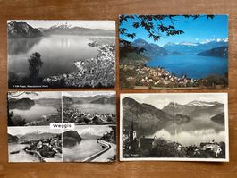 4 AK Weggis 1921 - 1975
