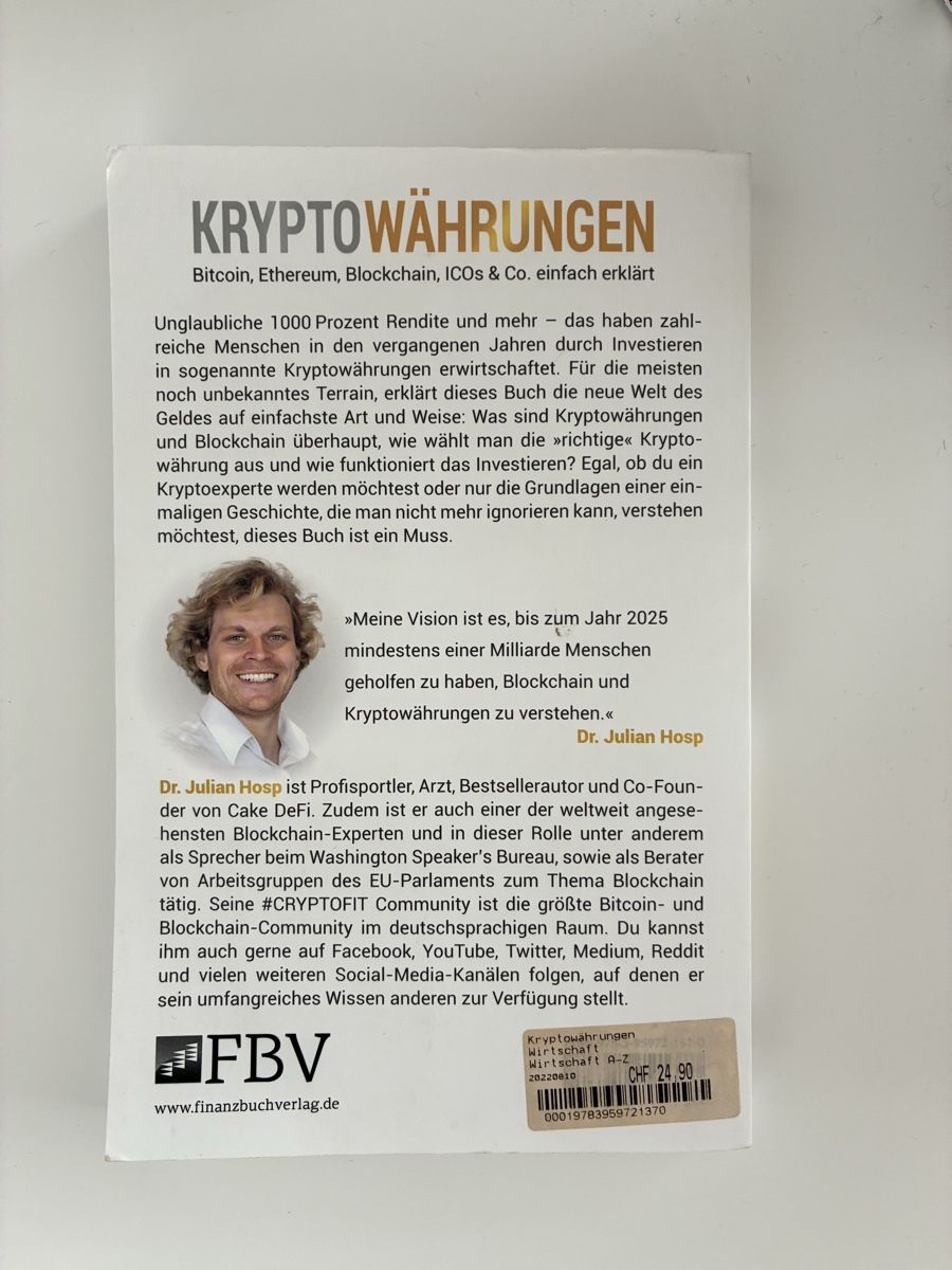 Libri: Kryptowährungen einfach erklärt! Buch – Usato da Wangen SZ venduto da el_paso08 1