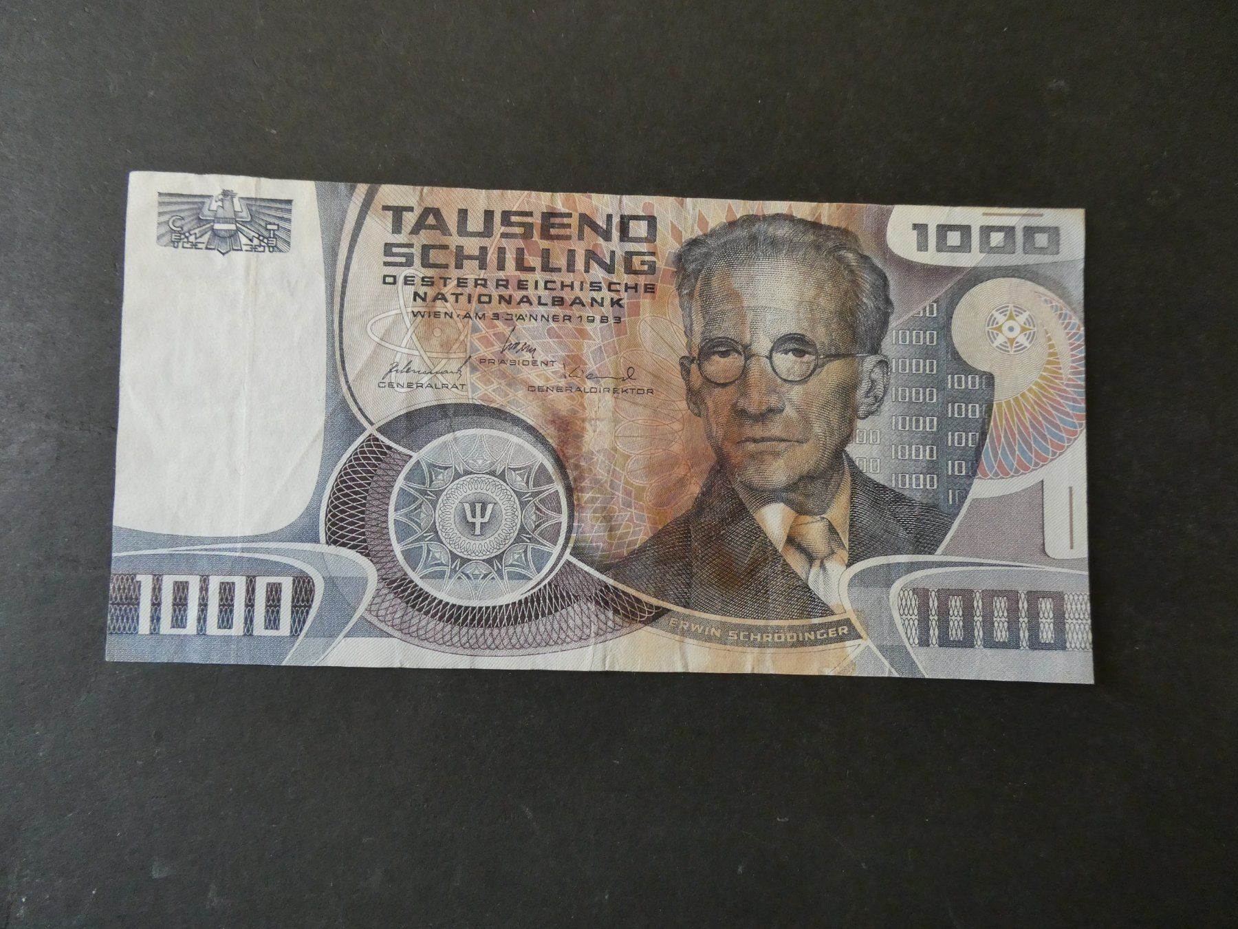 Banconote: Oesterreich 1983, 1000 Schilling – Usato da Hinterforst venduto da Rohusri