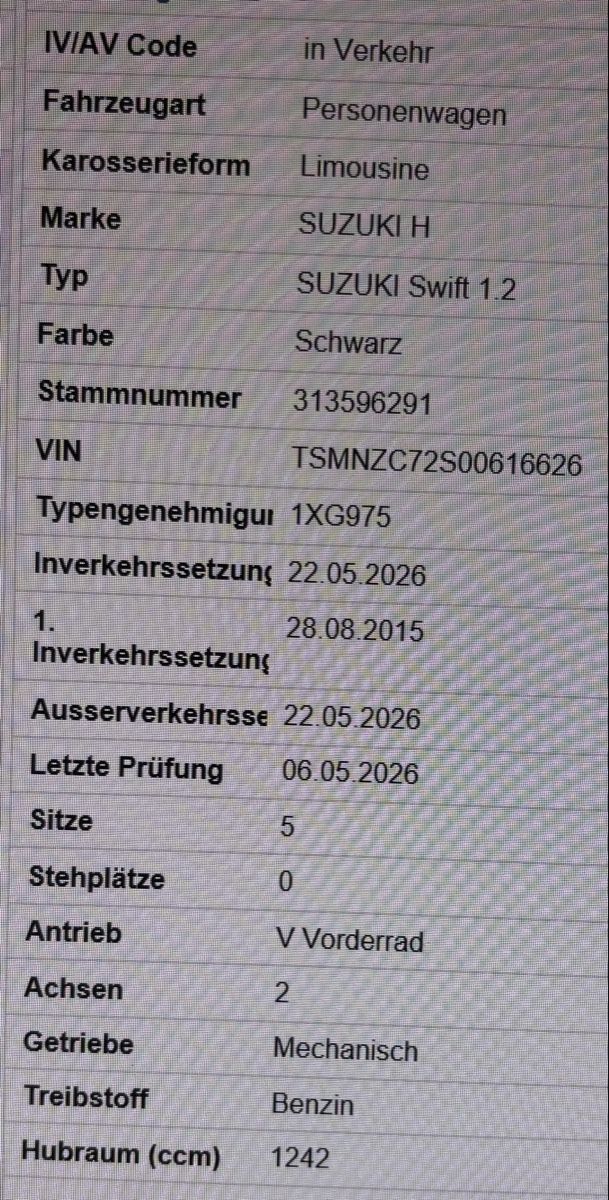 Suzuki Automobili: Auto Suzuki Swift – Usato da Lufingen venduto da Wastolu10