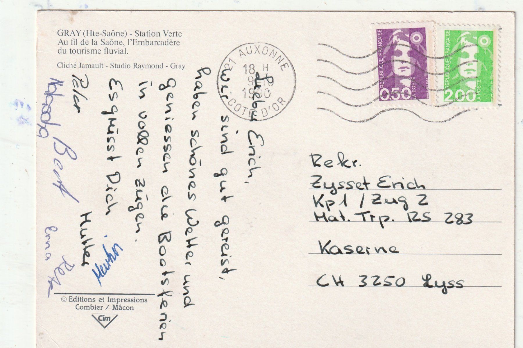 Cartoline postali: Schiff – Usato da Lumbrein venduto da made02 1