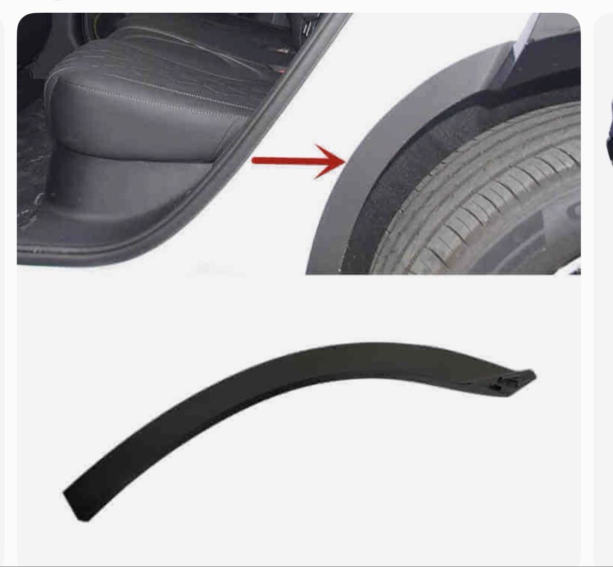 BYD Automobili: BYD Sealion 7 wheel arch cover black – Nuovo e nell'imballaggio originale da Gossau SG venduto da teiger02 1