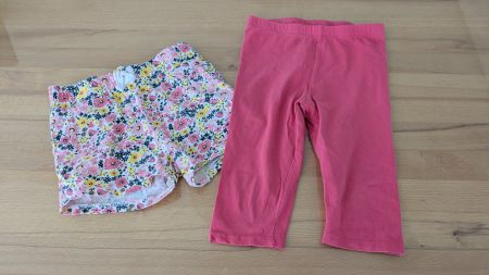 Sommer - name-it Blumenshorts & Tom Tailor Leggins (92/98)