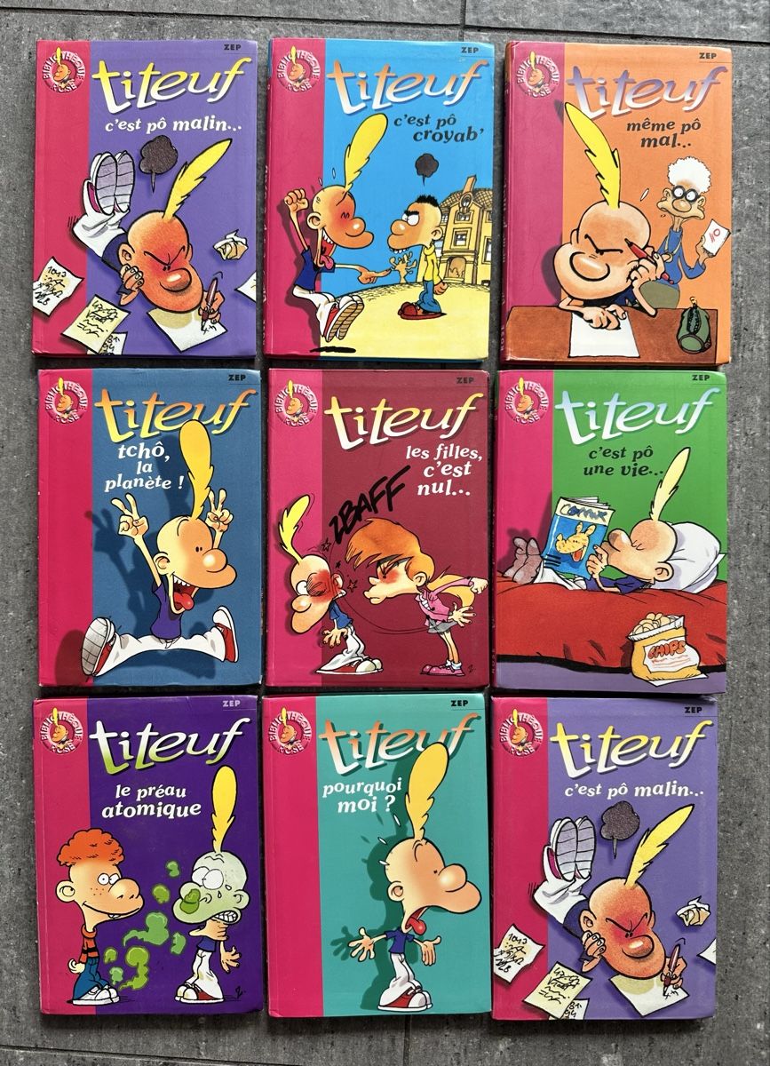 Libri: Lot de 9 livres Titeuf – Usato da Lavigny venduto da vinz59