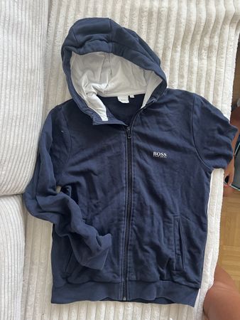 HUGO BOSS SWEATJACKE NAVY GR 164