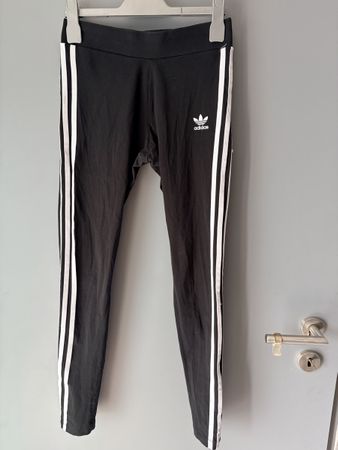 Legging Adidas noir bandes blanches taille L état neuf