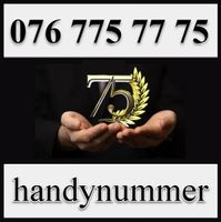 Handynummer, Telefonnummer, VIP Nummer, 076 775 77 75