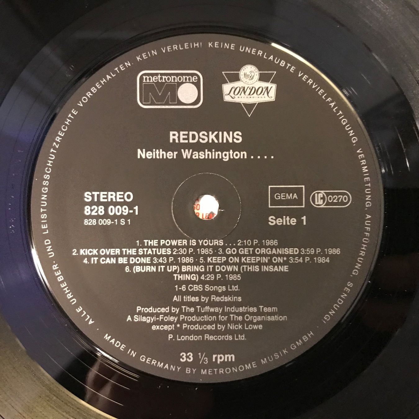 Schallplatten: Redskins - Neither Washington Nor Moscow... – Gebraucht aus Aesch BL von BlueMusicRecords 4