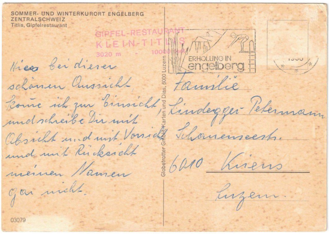 Cartes postales: Engelberg - Luftseilbahn Stand--Titlis – D'occasion à Binningen par Mountainrider 1