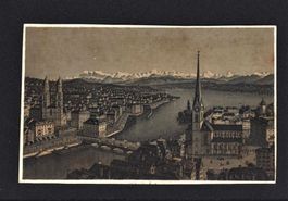 Zürich  Aquatinta von Dikenmann