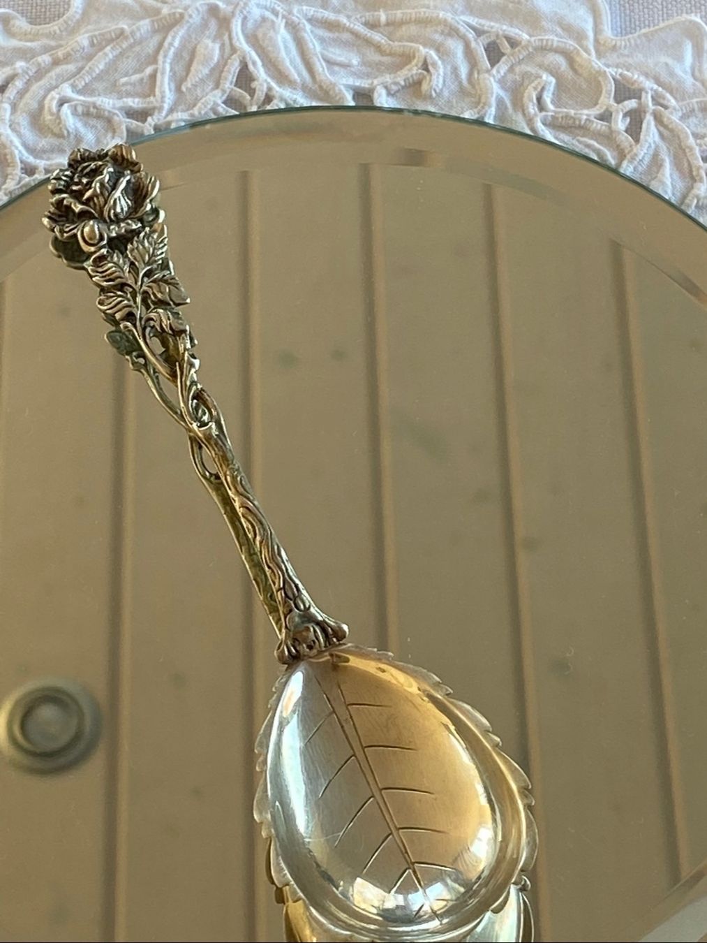 Löffel: Hildesheimer Rose Löffel - Silber 800 + MP – Gebraucht aus Zuchwil von Arche0 3