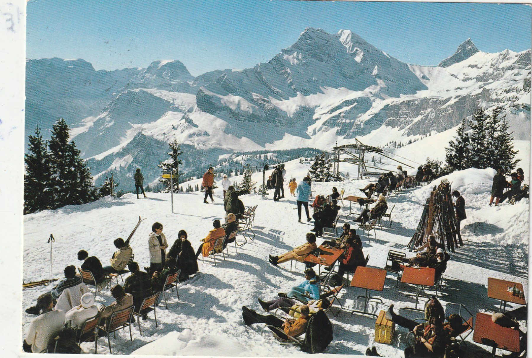 Cartoline postali: Braunwald  Skibetrieb – Usato da Lumbrein venduto da made02