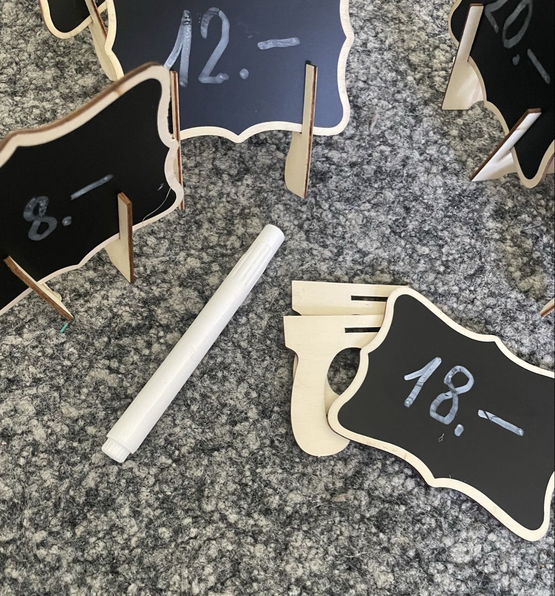 Altro in Decorazioni & Accessori: Mini Tafeln mit Ständer – Usato da Au ZH venduto da Jaggy4 1
