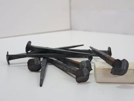 10 Schloss- & Beschläge Nägel, 8.5cm, Eisen (LOT1179#NSH6)