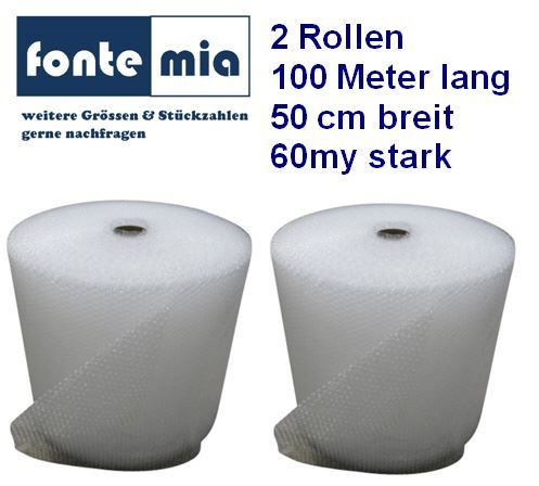 Altro per Ufficio & Commercio: 2 Rollen Luftpolsterfolie 50cm Breit – Nuovo e nell'imballaggio originale da Liestal venduto da fontemia-versand