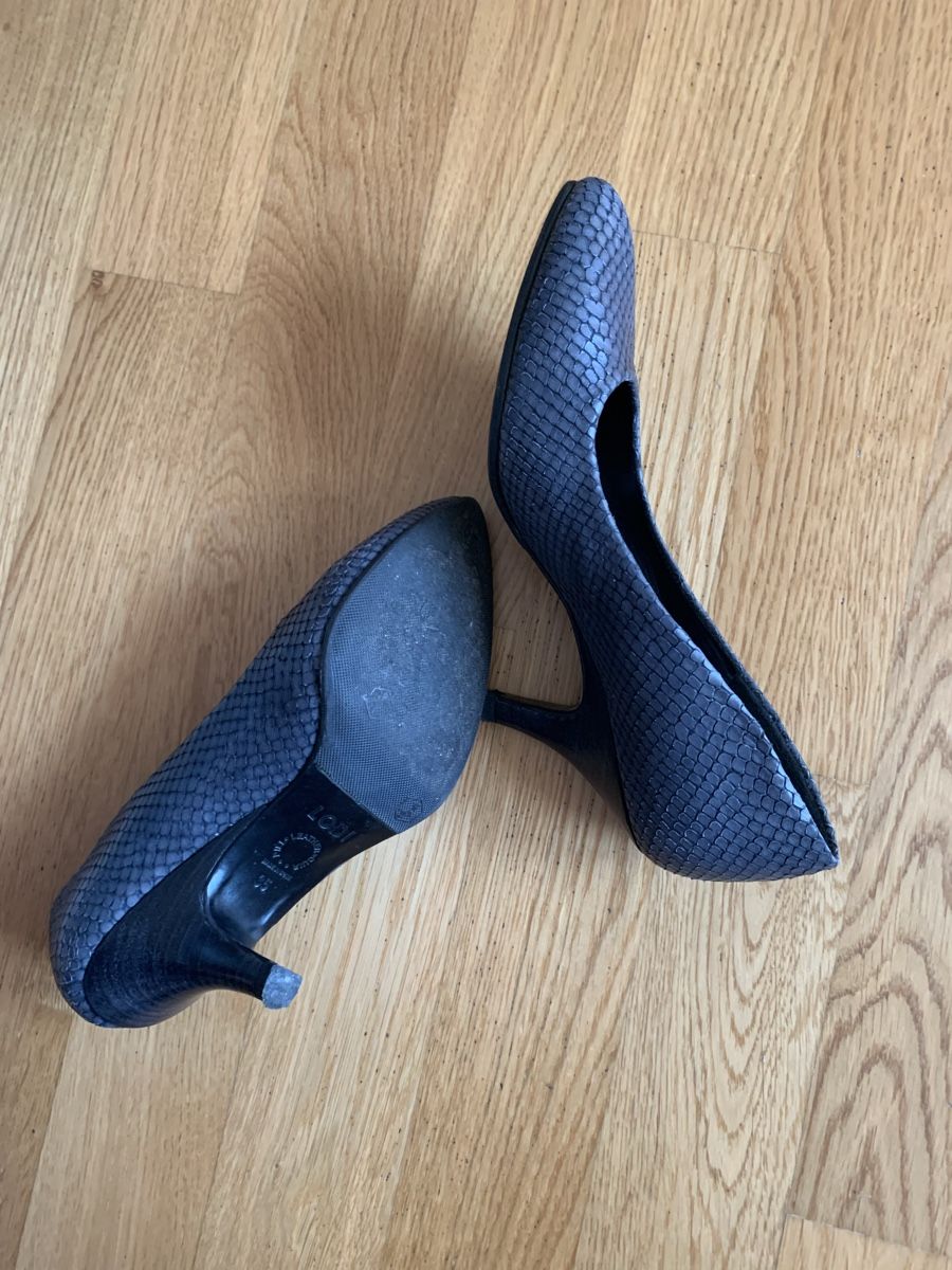 Damenschuhe: Leather shoes - blue/grey - size 35 – Gebraucht aus Zug von digalvao 3
