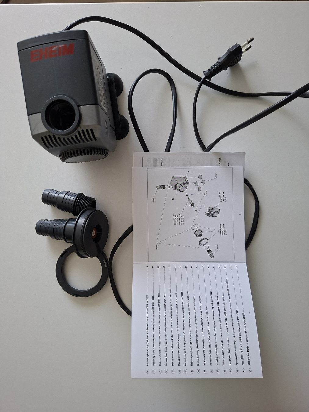 Eheim Pompe & Parti di ricambio: Pompe EHEIM compactON 3000 pour aquarium, parfait état – Usato da Villeneuve VD venduto da mat_mrh7 2