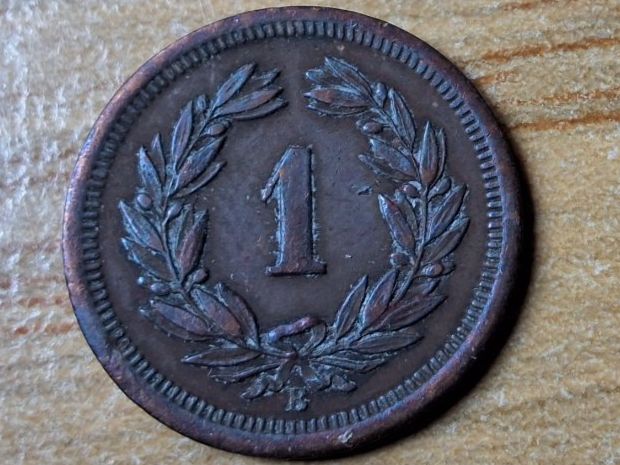 Tutti le monete: 1 Rappen 1897 - sehr schön! – Usato da Münchenstein venduto da purbach1 1