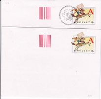 2 Ganzsache Umschläge A-Post °°/** aus dem Jahre 2000