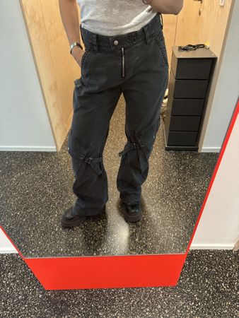 Acne studios grey cargo trousers / hosen size 36