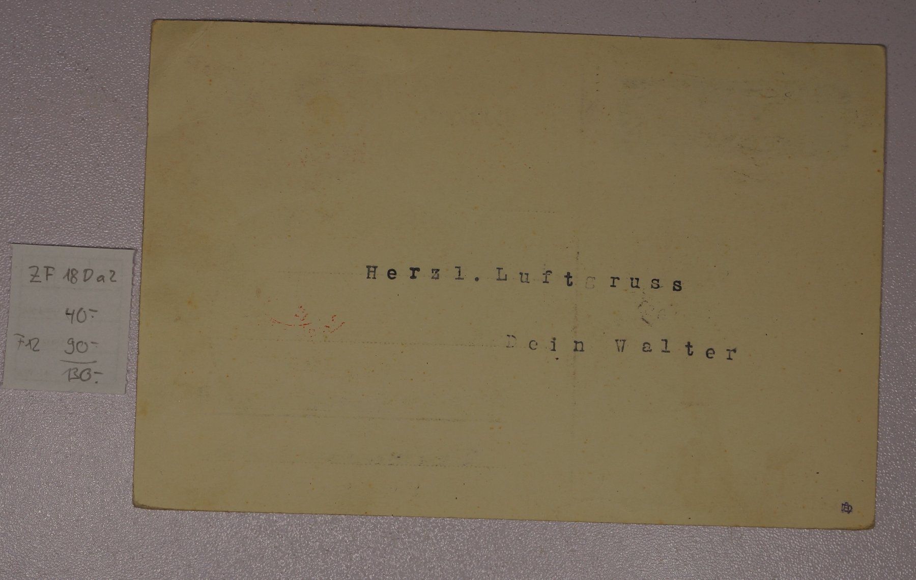 Tutti i francobolli: CH - Flugpost - Zeppelinflug - ZF18Da2 – Usato da Rombach venduto da VENTIS-Auktionen 1