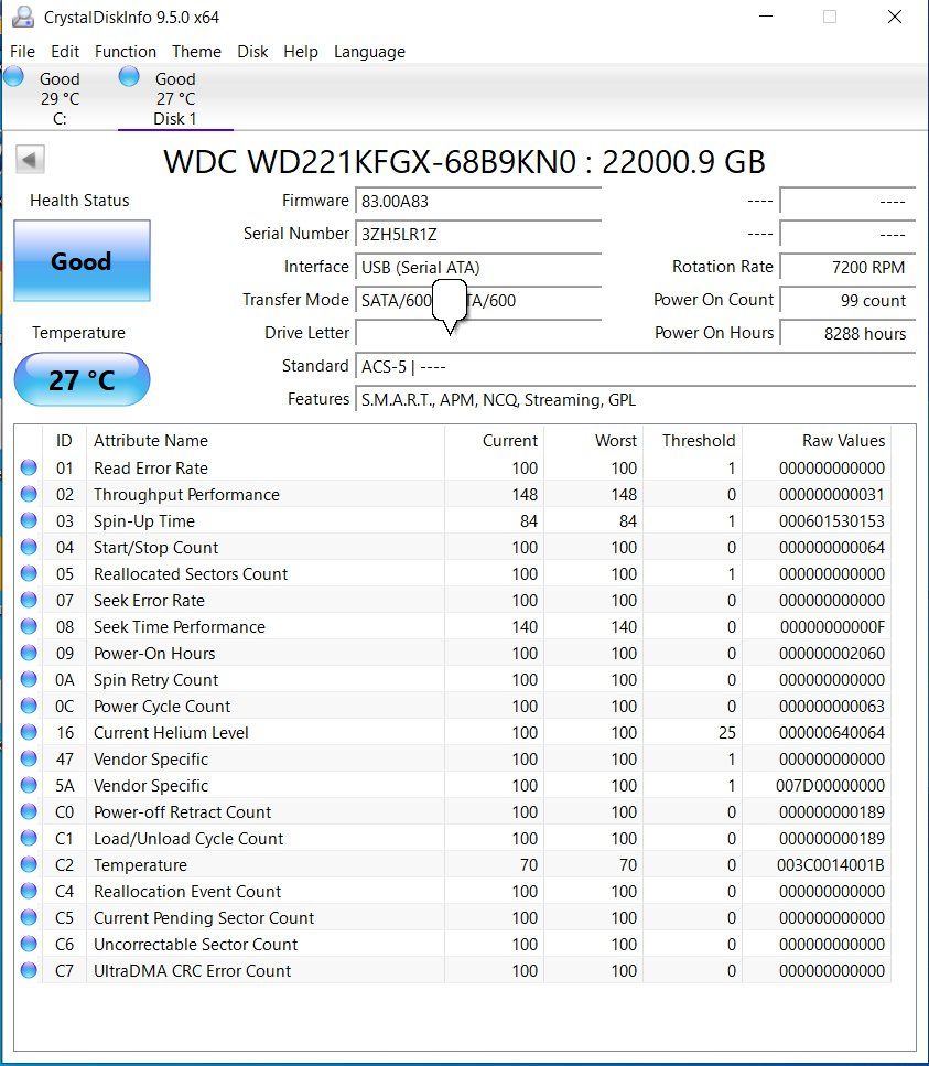 Western Digital Disques durs: WD Red Pro 22 Tb – D'occasion à Porrentruy par kousskouss3 1