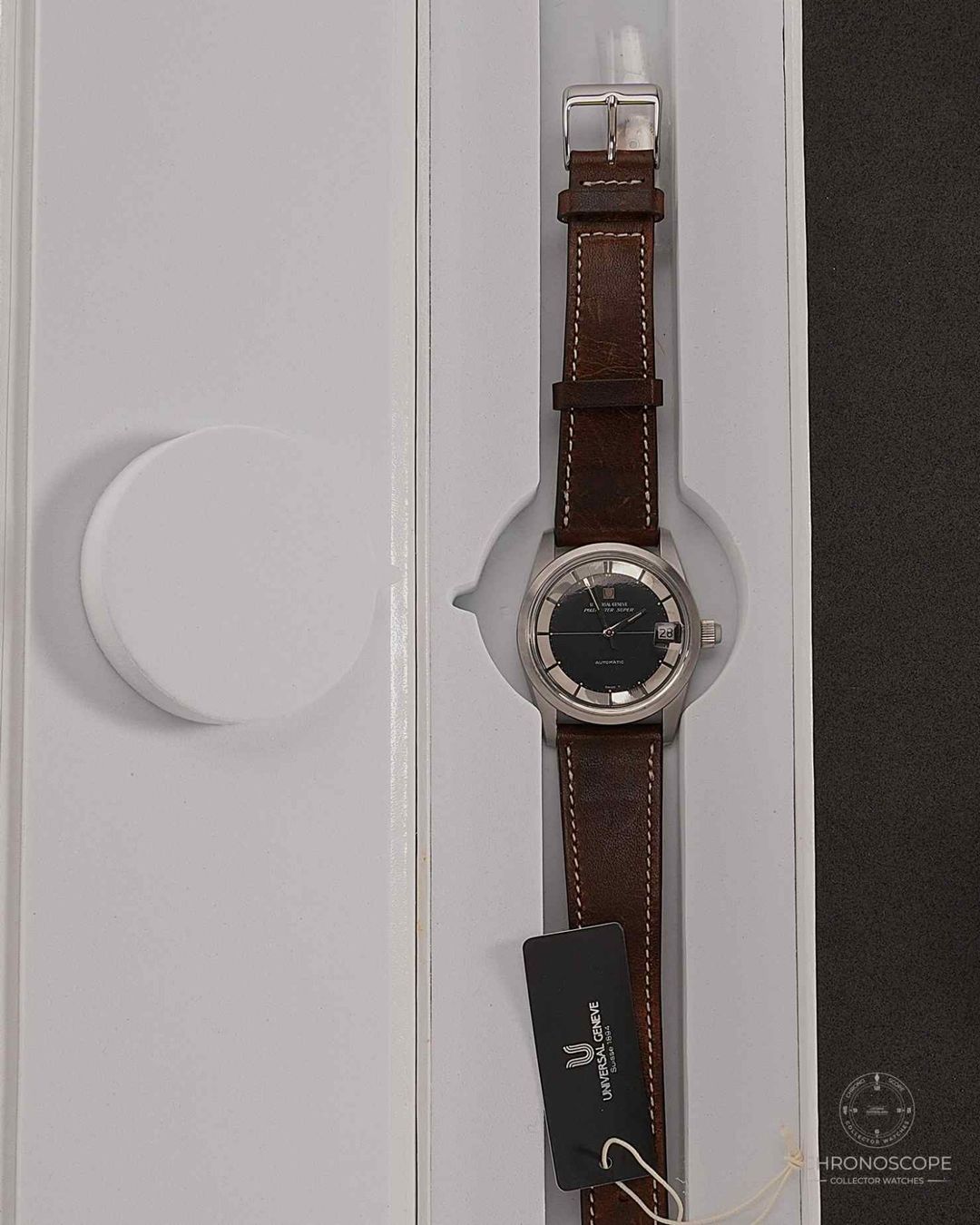 Universal Genève Orologi: Universal Genève Polerouter Super Ref.  869112/01, serviced – Usato da Luzern venduto da ChronoScope6004 7