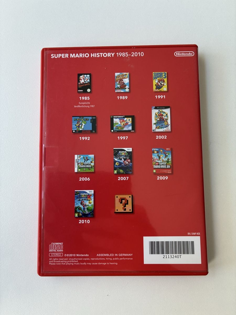 CDs: Super Mario History 1985-2010 – Neu (gemäss Beschreibung) aus Chur von Knokno199 1