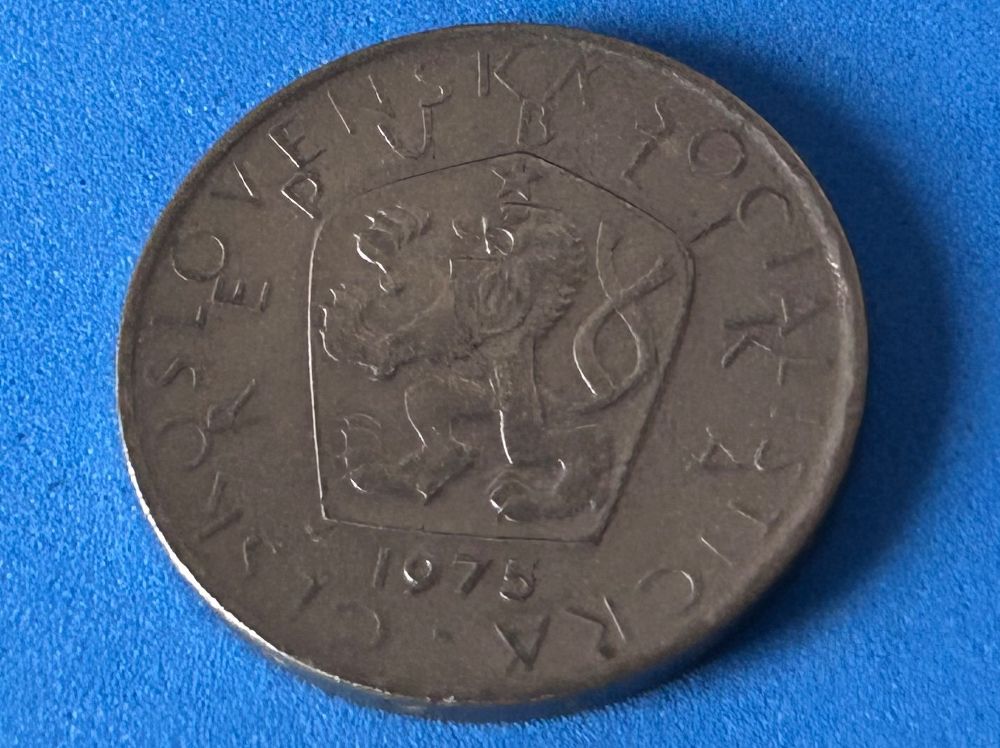 Tutti le monete: Czechoslovakia - 5 Korun 1975 – Usato da Corcelles NE venduto da AJKader 1