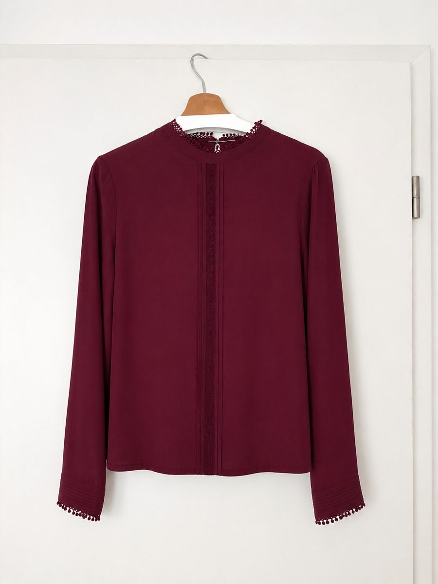 Camicette: Blouse chic bordeau  – Usato da Chêne-Bougeries venduto da emma.li