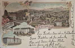 Herisau, Lithographie, gelaufen, 1898