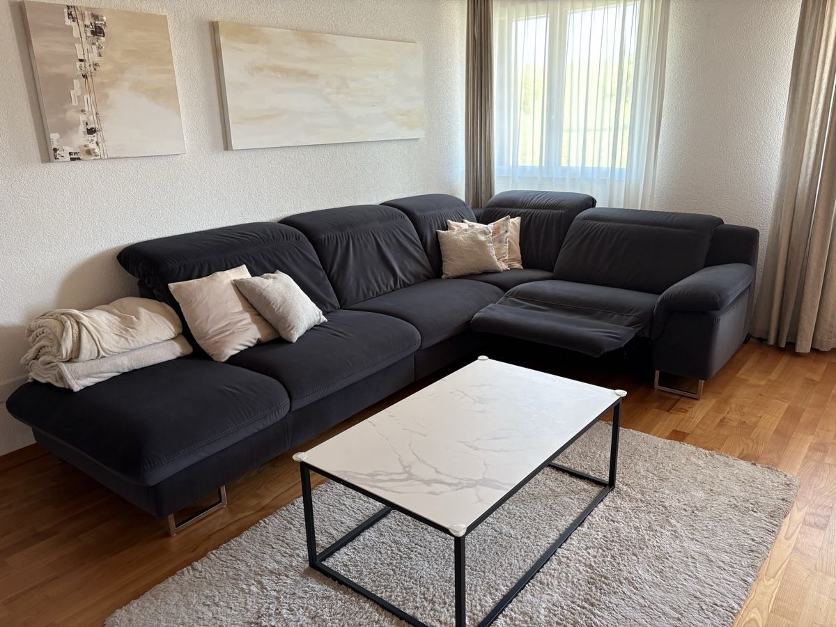 Sofas: Ecksofa antrazith mit Relaxfunktion guter Zustand – Gebraucht aus Lenggenwil von Coco1 2
