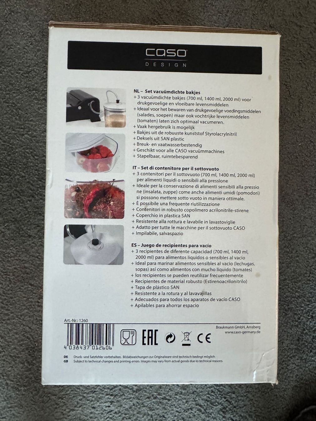 Contenitori & Simili: CASO Vakuumbehälter Set - NEU – Nuovo e nell'imballaggio originale da Horgen venduto da Auction-Kings 6