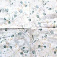 Serviette golden eucaliptus (1664) 2Stk.