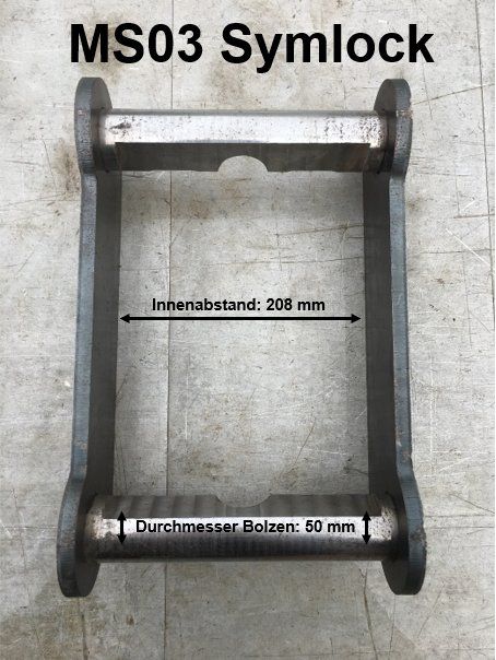 Escavatori: Lehnhoff MS03 Symlock, Twint Anschweissrahmen, Adapterrahmen – Usato da Zürich venduto da Bagger999 1