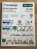 Eurowings Safety card CRJ 900