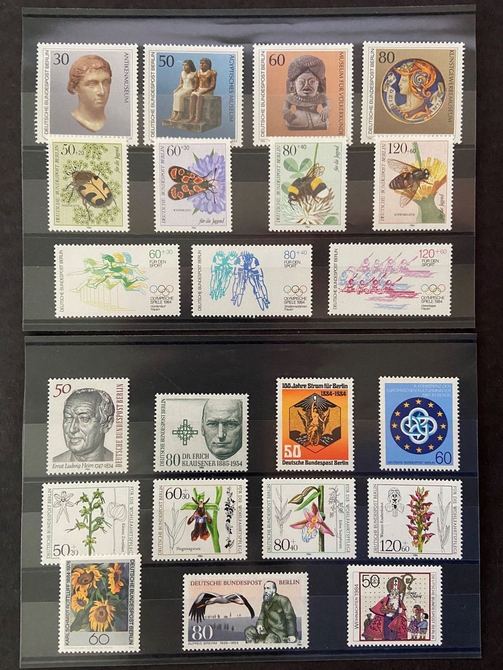 Alle Briefmarken: Berlin 1984 Jahresausgabe  ** – Gebraucht aus Wil SG von fva01