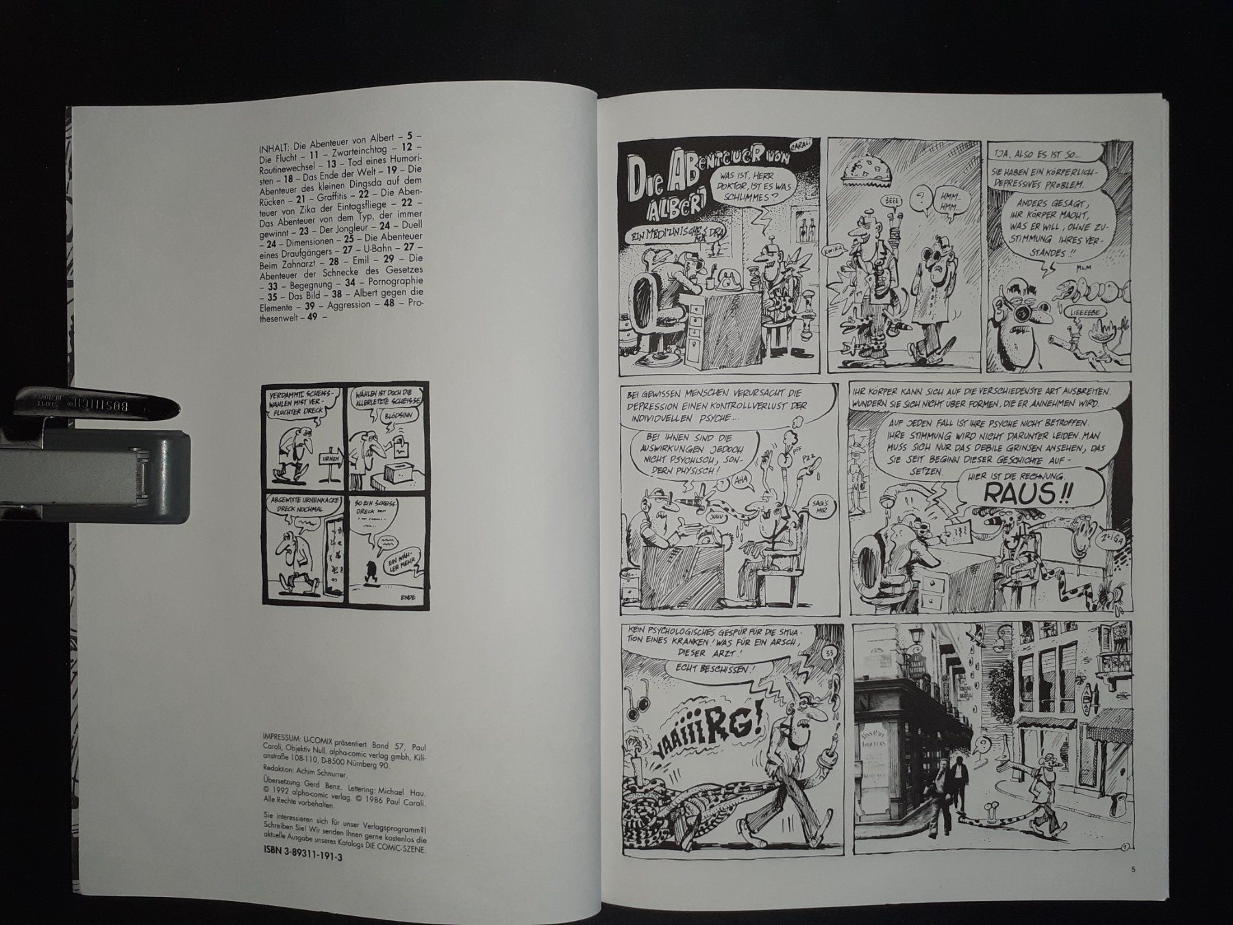 Fumetti: Objektiv Null / U-Comics Bd 57 von Paul Carali   s/w-Comic – Usato da Basel venduto da ideashop 2