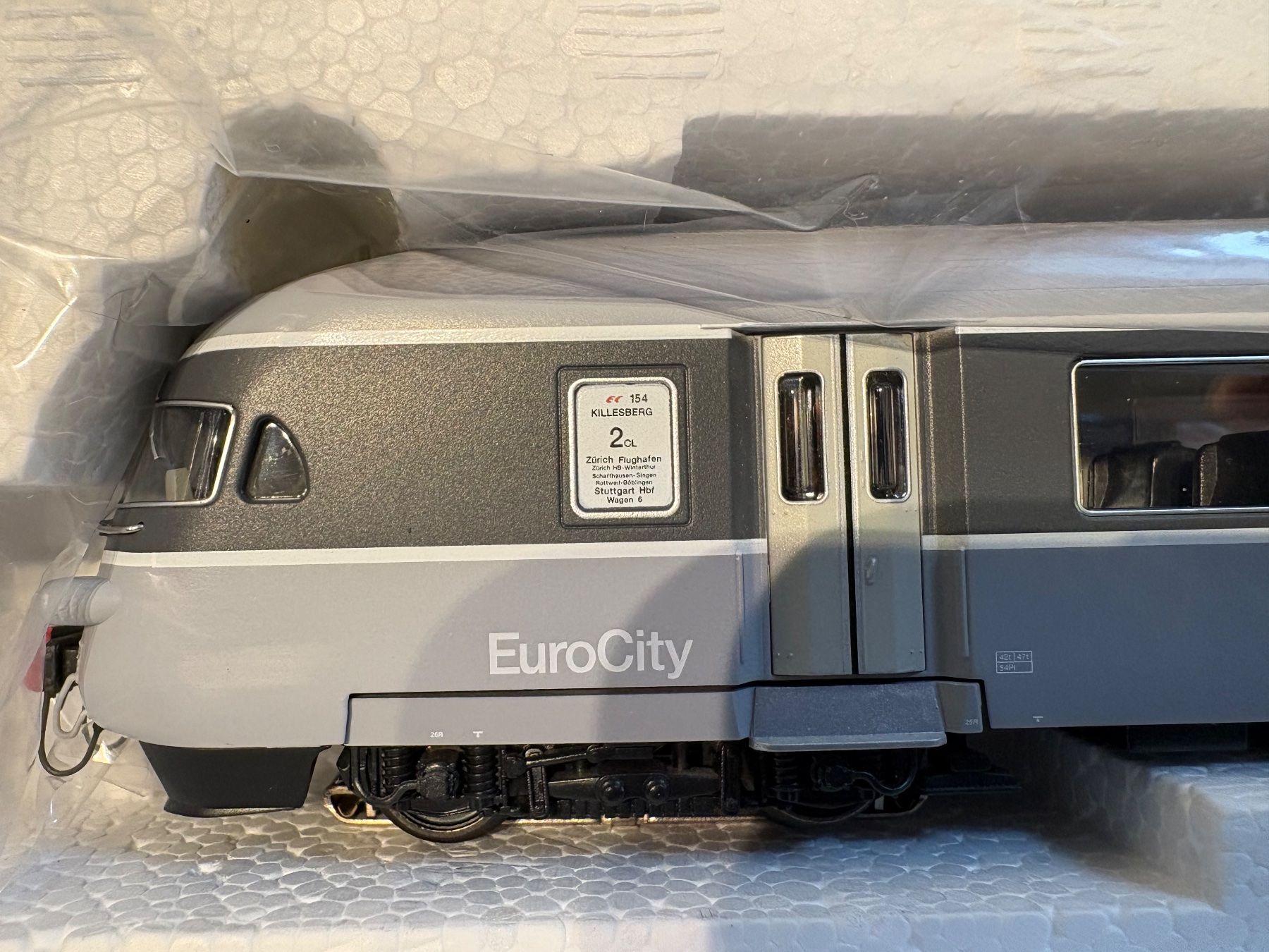 Märklin Modellini di ferrovie: Maerklin 37546 TEE Gris souris 6 éléments – Nuovo e nell'imballaggio originale da Corcelles Payerne venduto da Pierre66 7