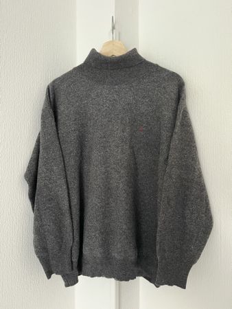 Yves Saint Laurent Turtleneck Sweater Gray Size L