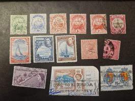 Bermuda Briefmarken Sammlung, Verschiedene Jahrgänge Top!