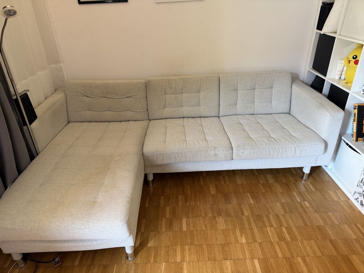 Sofas: Landskrona 3er-Sofa Recamiere beige – Gebraucht aus Zürich von day_6ljw 1